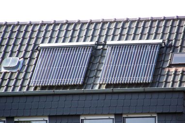 Solarröhre auf dem Dach